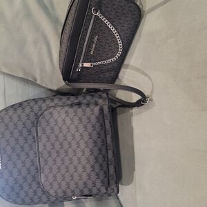 Michael Kors Charcoal Bag Set